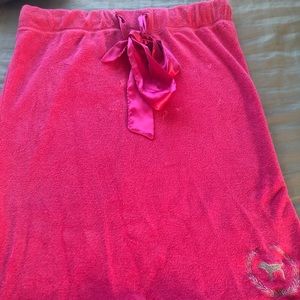 Victoria’s Secret Terry cloth dress Barbie pink